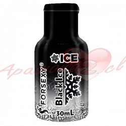 ACEITE COMESTIBLE BLACK ICE GEL FRIO FOR SEXY 30 ML.