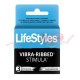 Preservativos Vibra Ribbed Stimula Lifestyles 3 und.