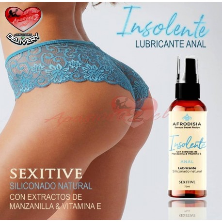 LUBRICANTE SILICONADO RESISTENTE AL AGUA INSOLENTE DE SEXITIVE