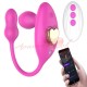 APP VIBRADOR TRIPLE ESTIMULADOR CARGA USB IMAN CON CONTROL REMOTO HB-123