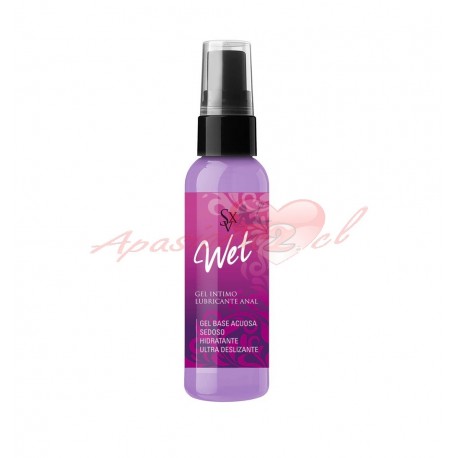GEL LUBRICANTE ANAL BASE AGUA WET SEXITIVE 75ML