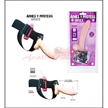 Arnés Y Prótesis Unisex Vibrador.