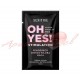 SACHET LUBRICANTE OH YES! CREMA ORGANICA ESTIMULANTE