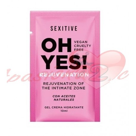 SACHET LUBRICANTE OH YES! CREMA ORGANICA ESTIMULANTE
