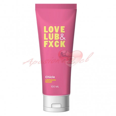 LUBRICANTE GEL EFECTO FRIO / ICE SABOR CHICLE ICE BadHabits Love, Lub & Fxck 100ML.