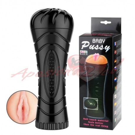 MASTURBADOR MASCULINO REALISTA BABY PUSSY BAILE BM-00900T27N