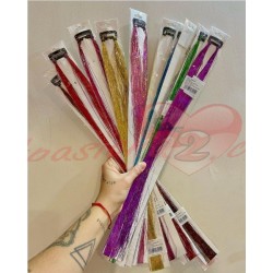 HILOS DE OROPEL TURMALINA PARA DECORAR EL CABELLO