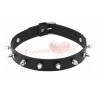 Collar Choker Eco CUERO Bondage con puntas Metalicas Estilo GóTIcO