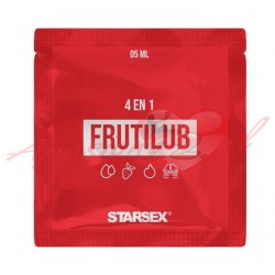 LUBRICANTE SACHET SABOR FRUTILLA CALIENTE 5ML