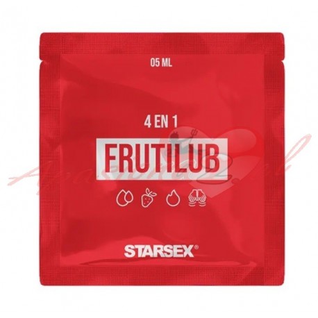 LUBRICANTE SACHET SABOR FRUTILLA CALIENTE 5ML
