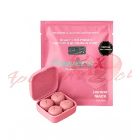 Potenciador Sexual Femenino Powers-X – 4 cápsulas (12g)