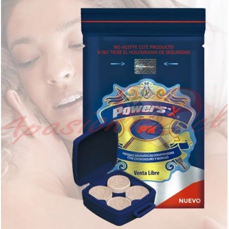 Potenciador Sexual Masculino Powers-X – 4 cápsulas (12g)